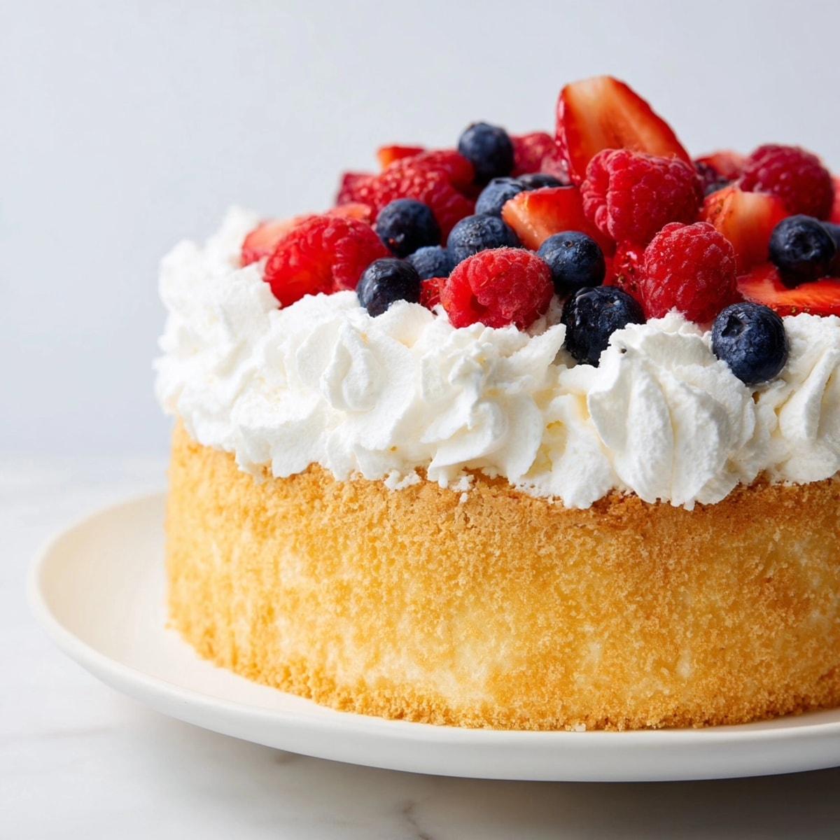 Light, airy Mary Ann Cake recipe baked until golden brown, topped beautifully.