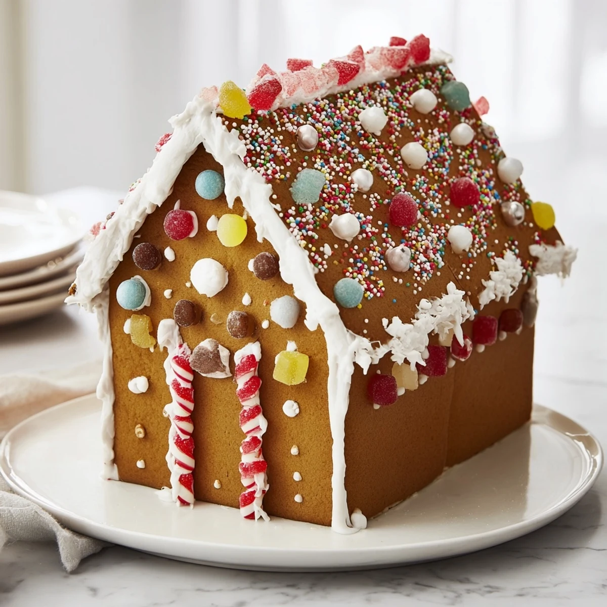 Whimsical Spiced Gingerbread Village