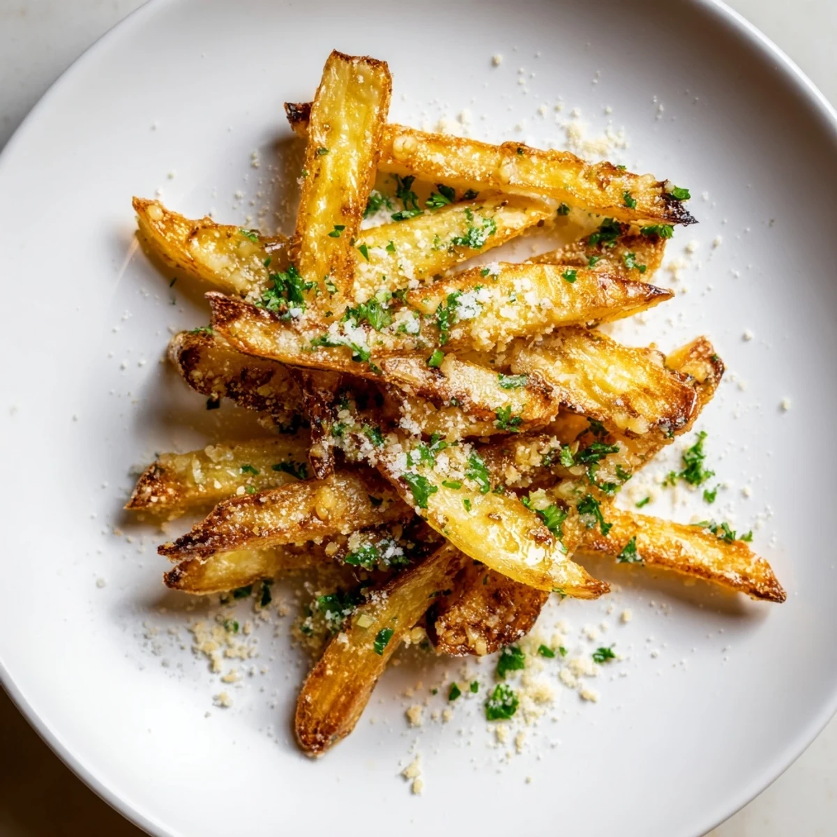 Garlic Fries with Herbs