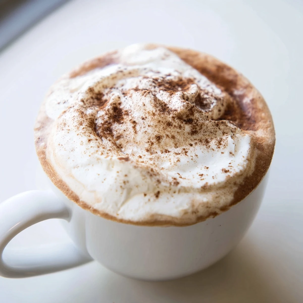 Homemade Latte Spiced with visible spices, a rich, creamy texture and ready to enjoy now.