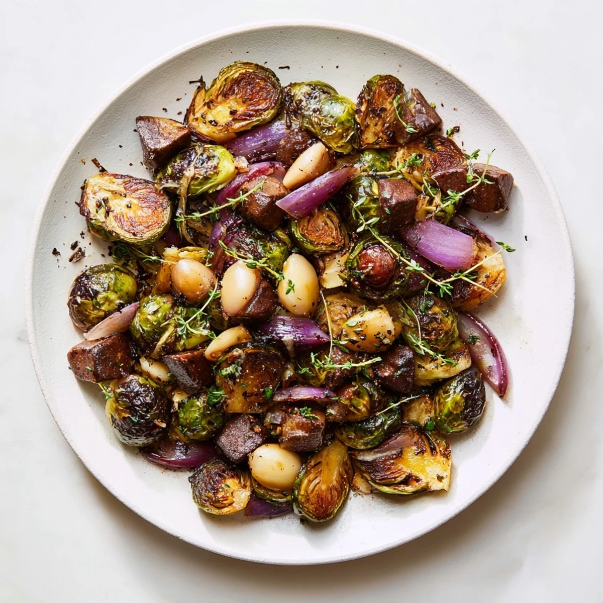 Roasted Brussels Sprouts Chestnuts
