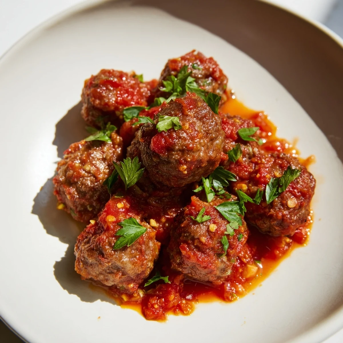 Lamb Meatballs Tomato Sauce