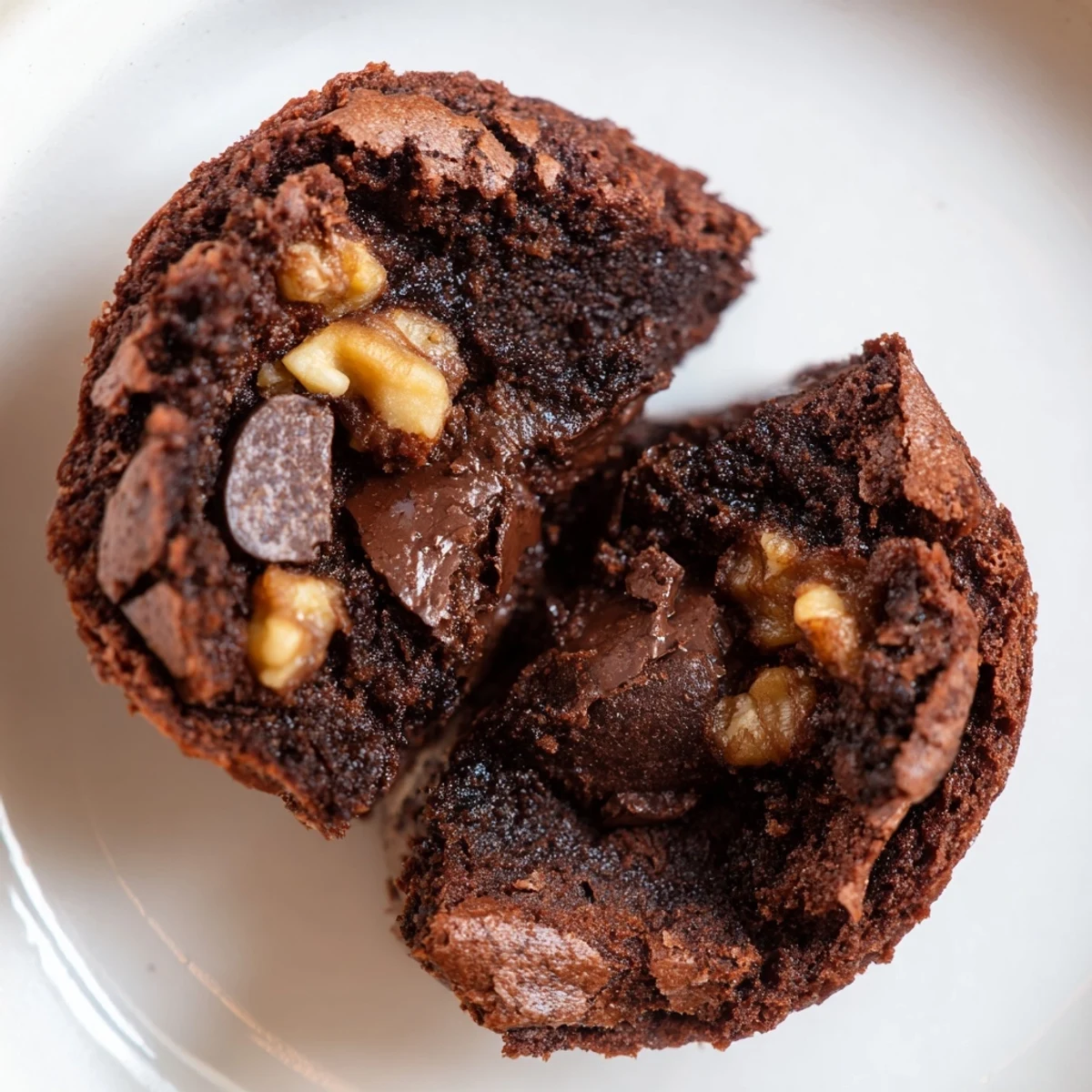 Fudgy Chocolate Brownie Bites with a crisp top and gooey center are perfect for snacking or parties.