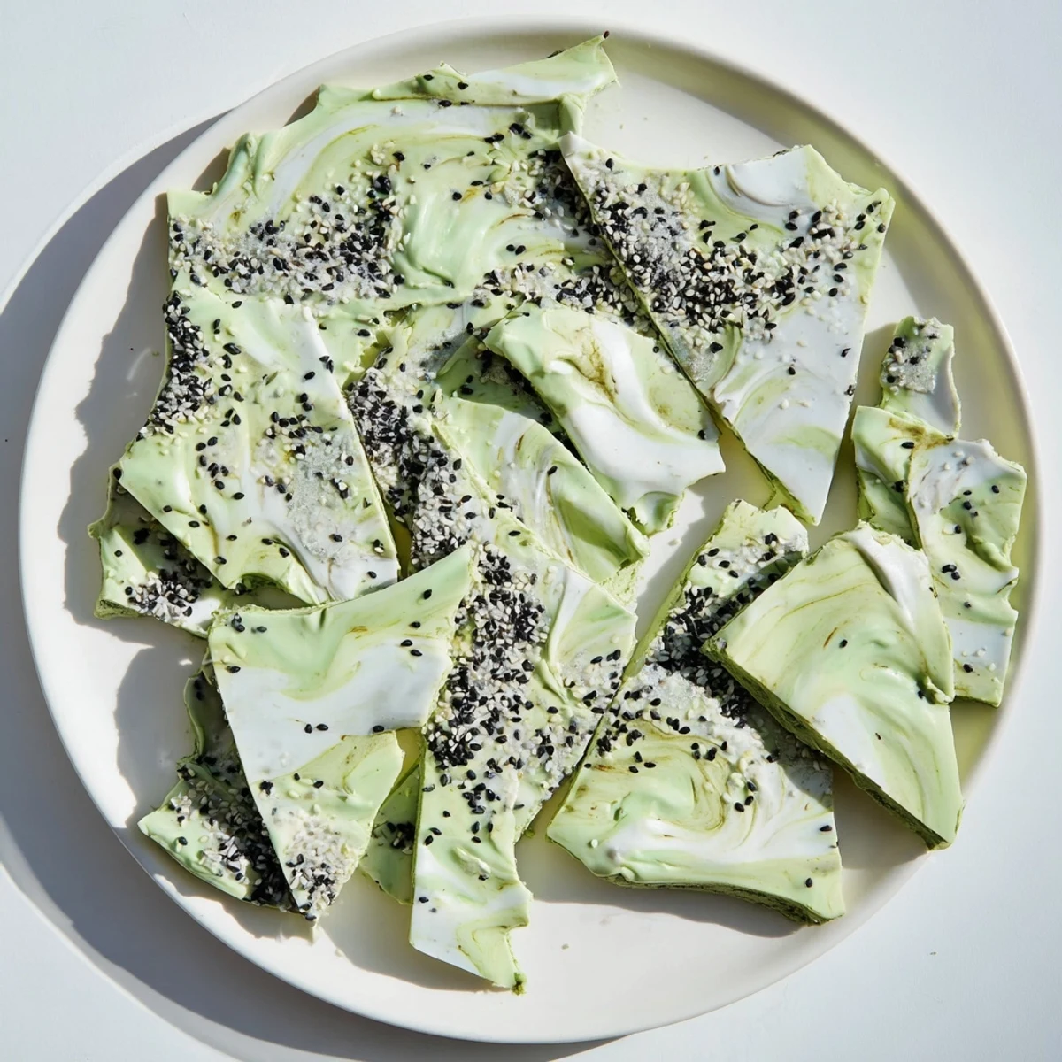 This vegan-friendly matcha bark recipe features a crisp texture with subtle sweetness and earthy flavors, perfect for gifting.