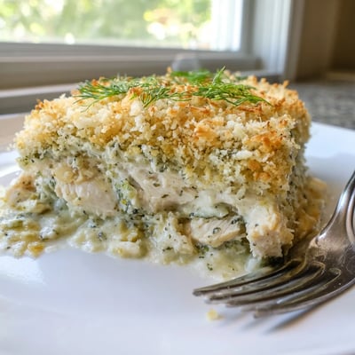 Chicken Kiev Garlic Herb Casserole